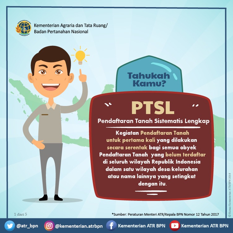 Upaya PTSL: Mendukung Mendaftarkan Seluruh Bidang Tanah di Wilayah Indonesia